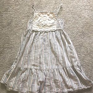 Bohemian Crochet and Cotton Dress by Zara